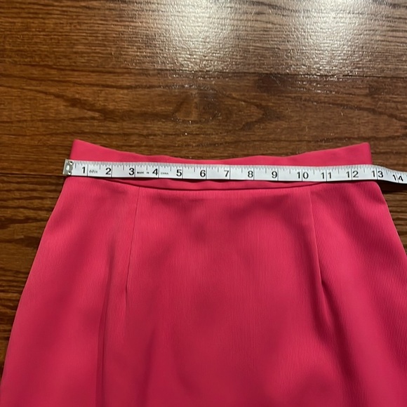 ANN TAYLOR STUDIO Vintage skirt suit set double breasted jacket pink size 6 - Picture 9 of 17